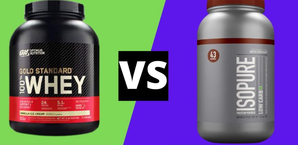 Unveiling the Nutritional Battle: Optimum Nutrition's Gold Standard Whey vs Isopure